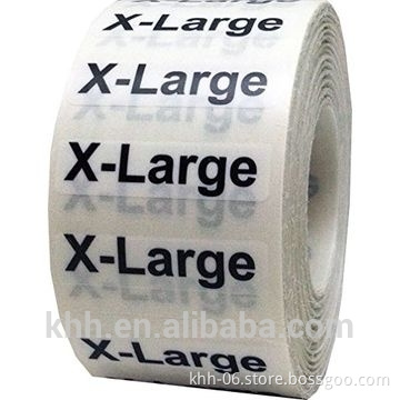 CMYK Printed custom sticker garment labels